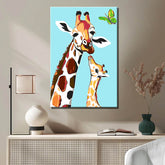 Painting by Numbers Giraffe with A Curved Neck